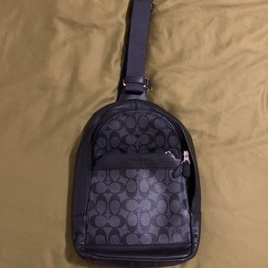 NBW Coach Brand Small Black backpack